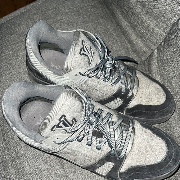 Gray Custom Louis vutton Trainers - Picture 2 of 6